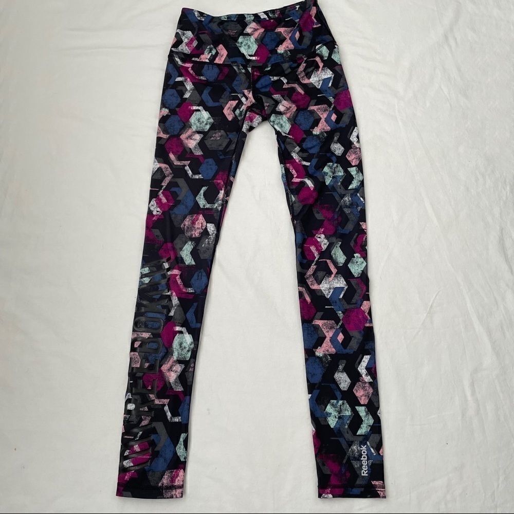 Reebok Multicolored 7/8 Workout Leggings